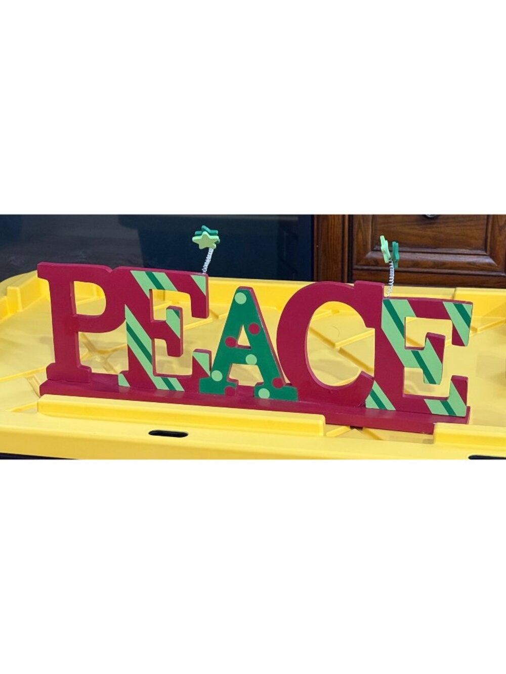 Holiday “Peace” Sign Ornament
